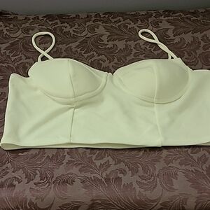 White Tank with Spaghetti strap